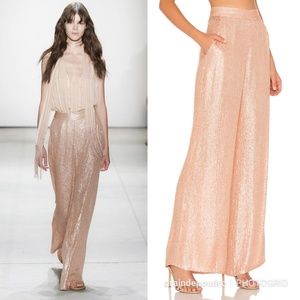 Erin Fetherston Samedi Soir Pink Sequin Trouser 2